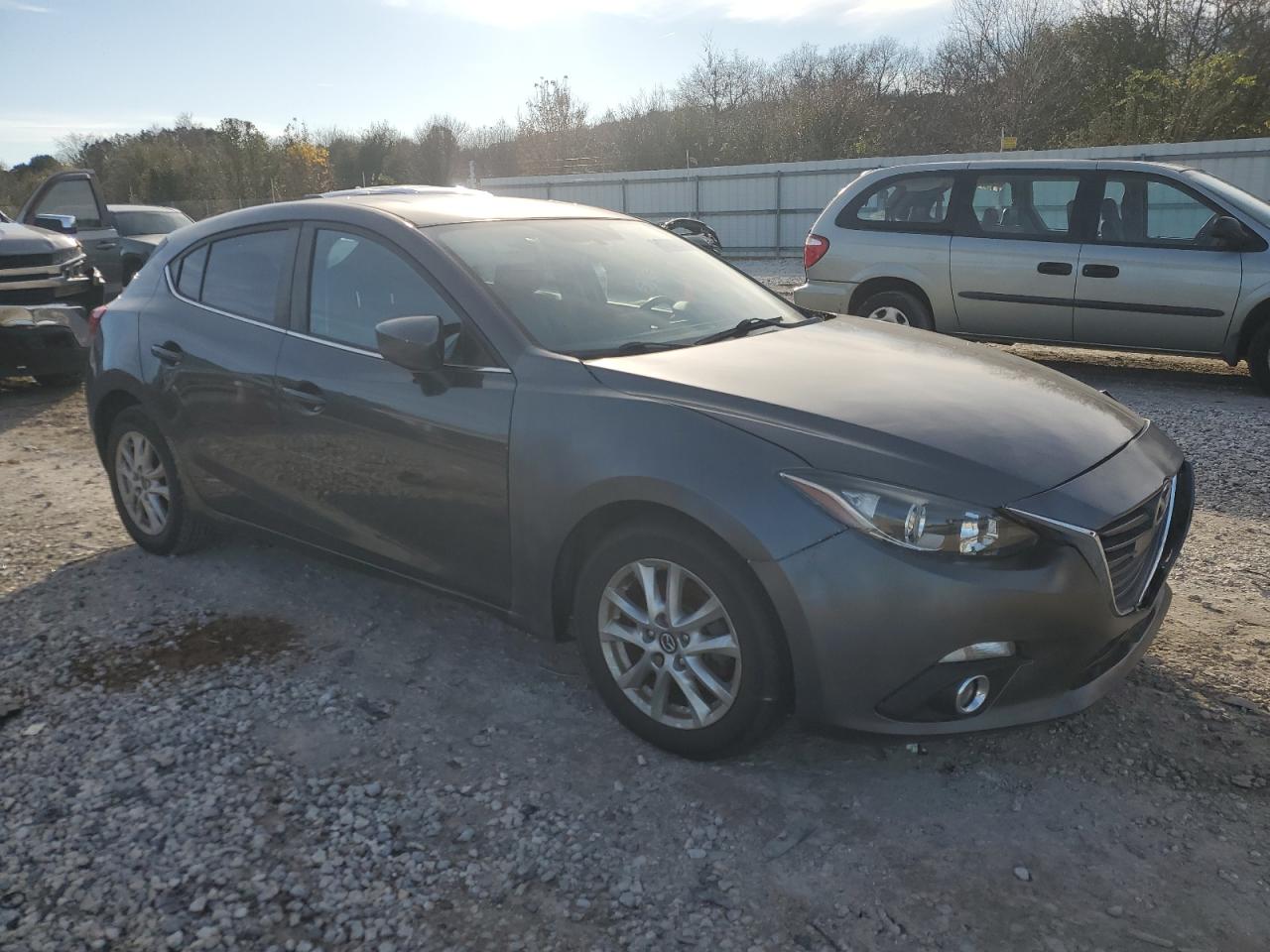 2014 Mazda 3 VIN JM1BM1M74E1118077 Copart auction photo, front end damage thumbnail 4