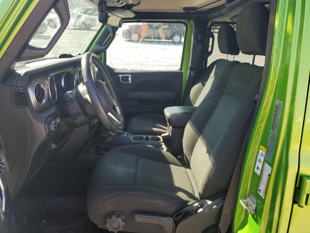 2018 Jeep Wrangler VIN 1C4HJXEN1JW303073 Copart auction photo, rollover damage thumbnail 7