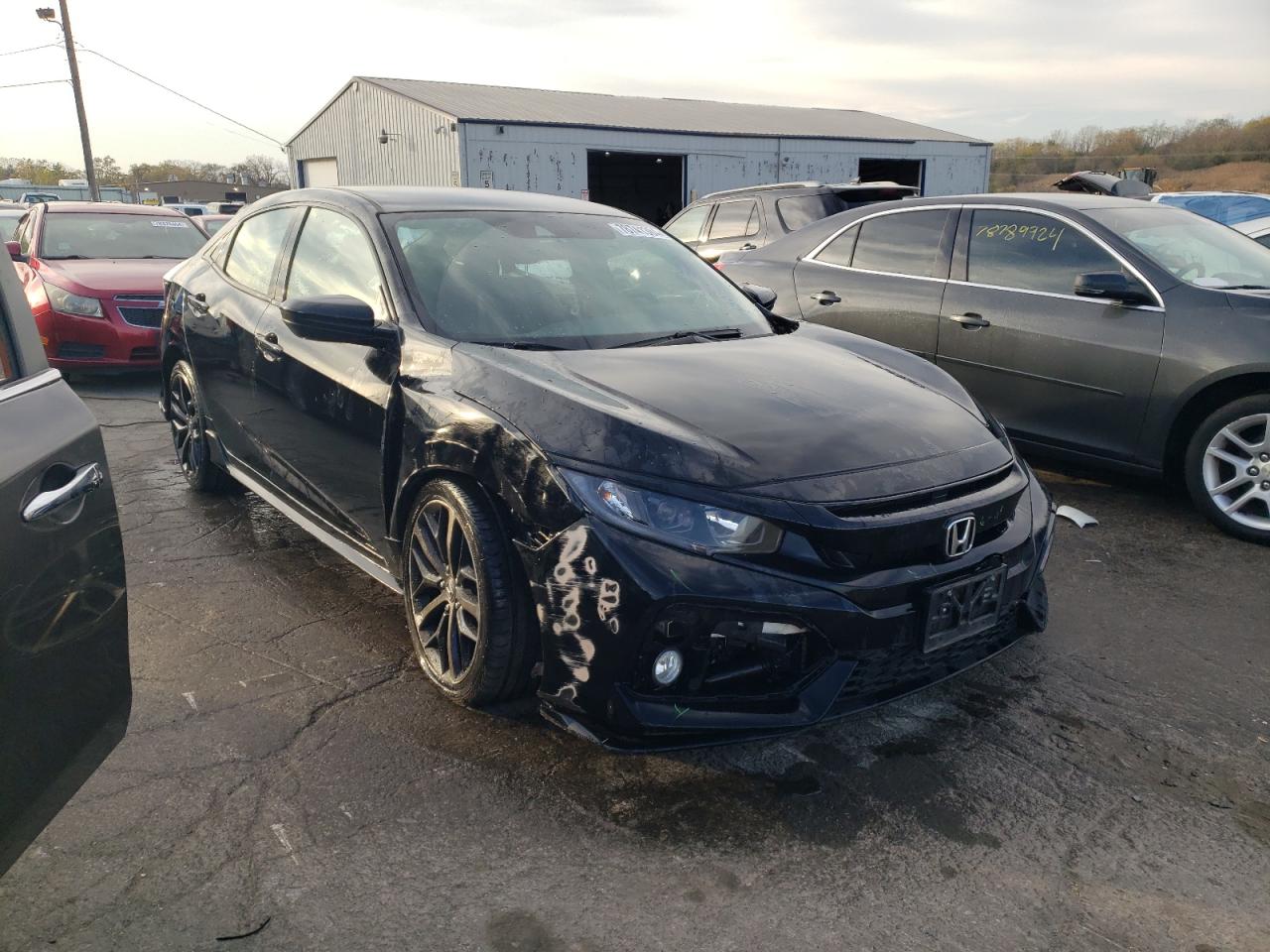 2021 Honda Civic VIN SHHFK7H45MU220471 Copart auction photo, front end damage thumbnail 4