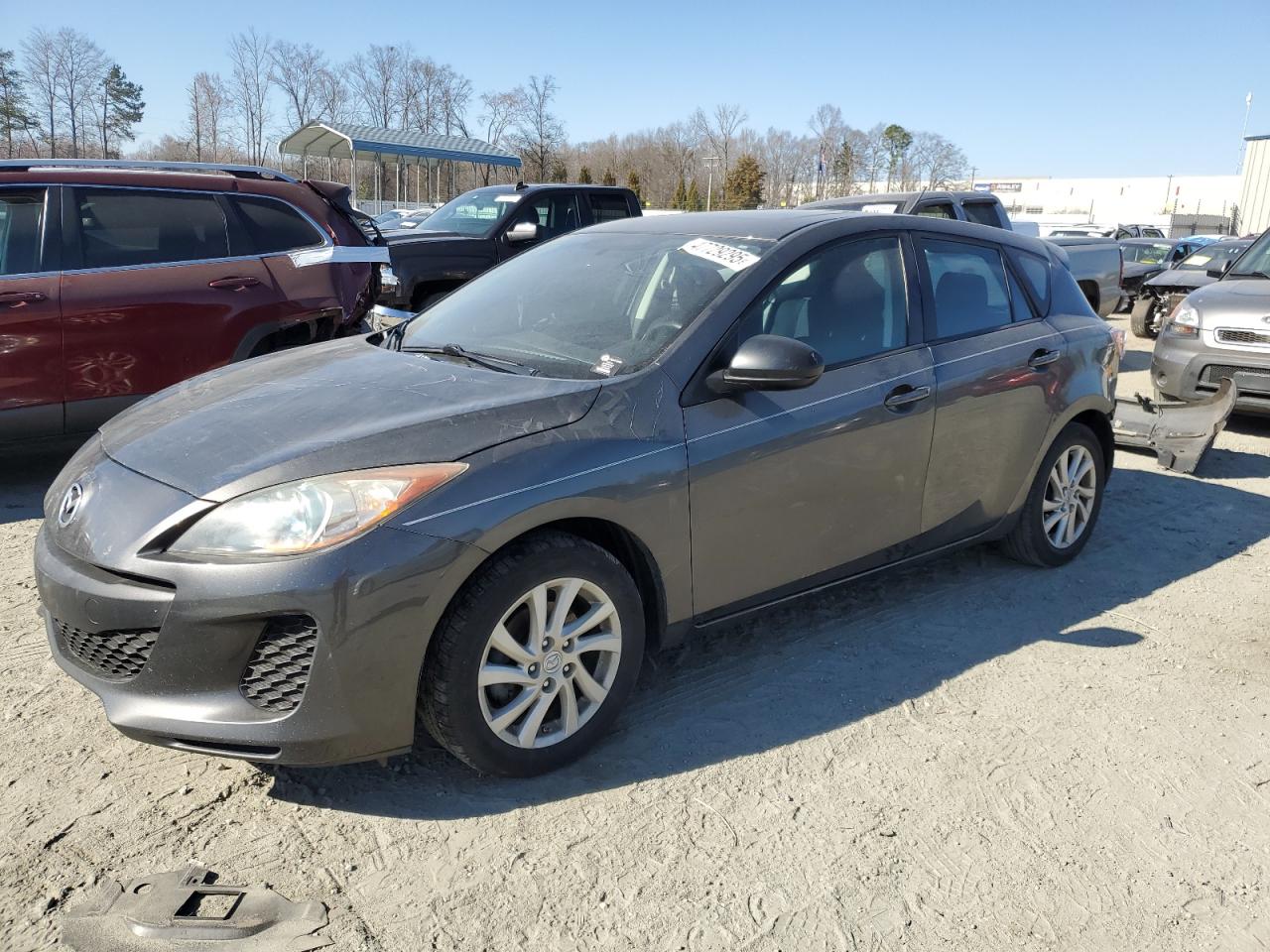2012 Mazda 3 VIN JM1BL1L73C1631287