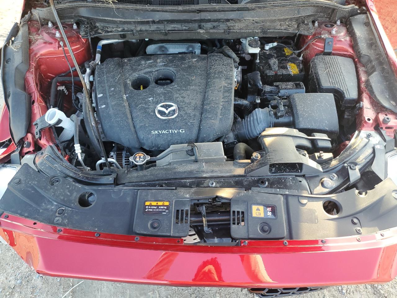 2022 Mazda CX-5 VIN JM3KFBCMXN1547688 Copart auction photo, all over damage thumbnail 13