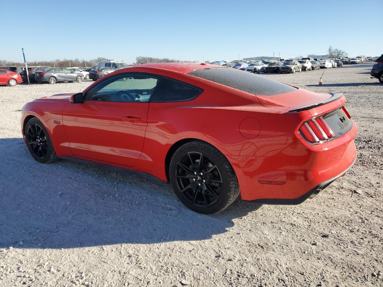 2017 Ford Mustang VIN 1FA6P8CF4H5301279 Copart auction photo, front end / side damage thumbnail 2
