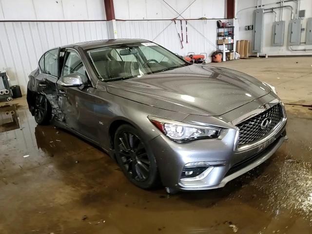 2018 Infiniti Q50 VIN JN1EV7AR7JM436967 Copart auction photo, side / rear end damage thumbnail 13