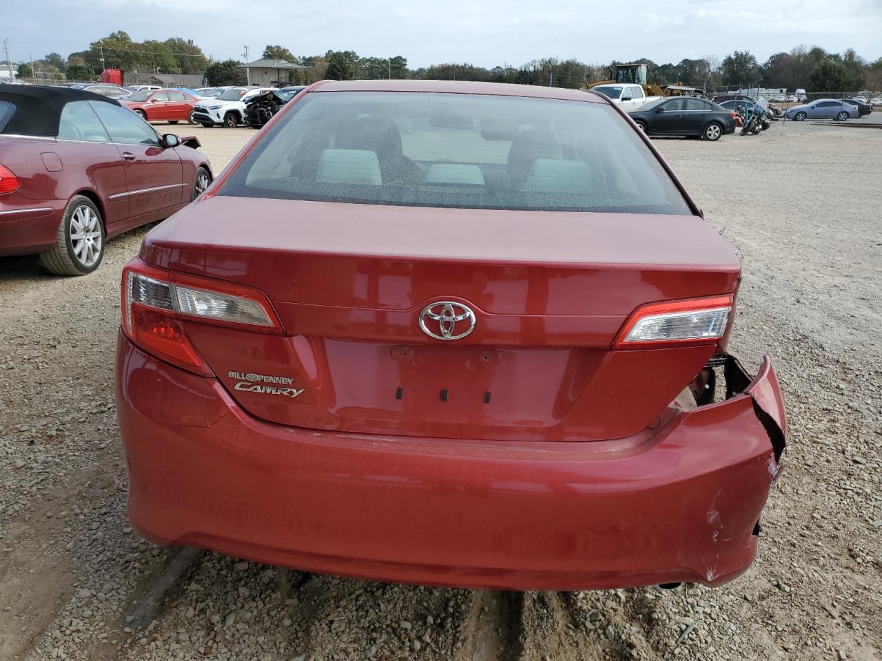2012 Toyota Camry VIN 4T1BF1FK0CU516308 Copart auction photo, rear end damage thumbnail 6