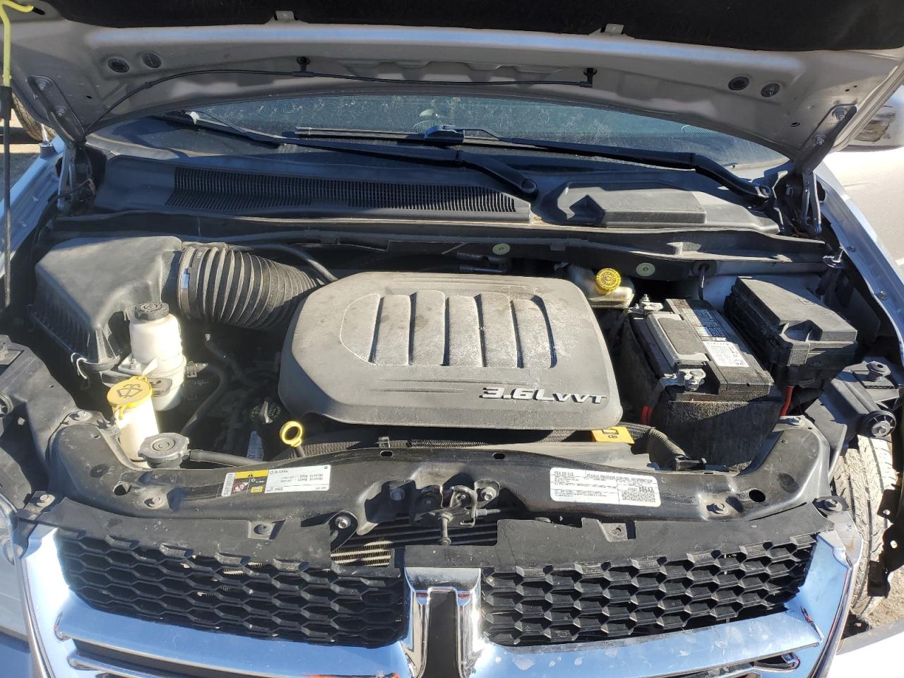 2017 Dodge Caravan VIN 2C4RDGCG1HR842165 Copart auction photo, front end / undercarriage damage thumbnail 12