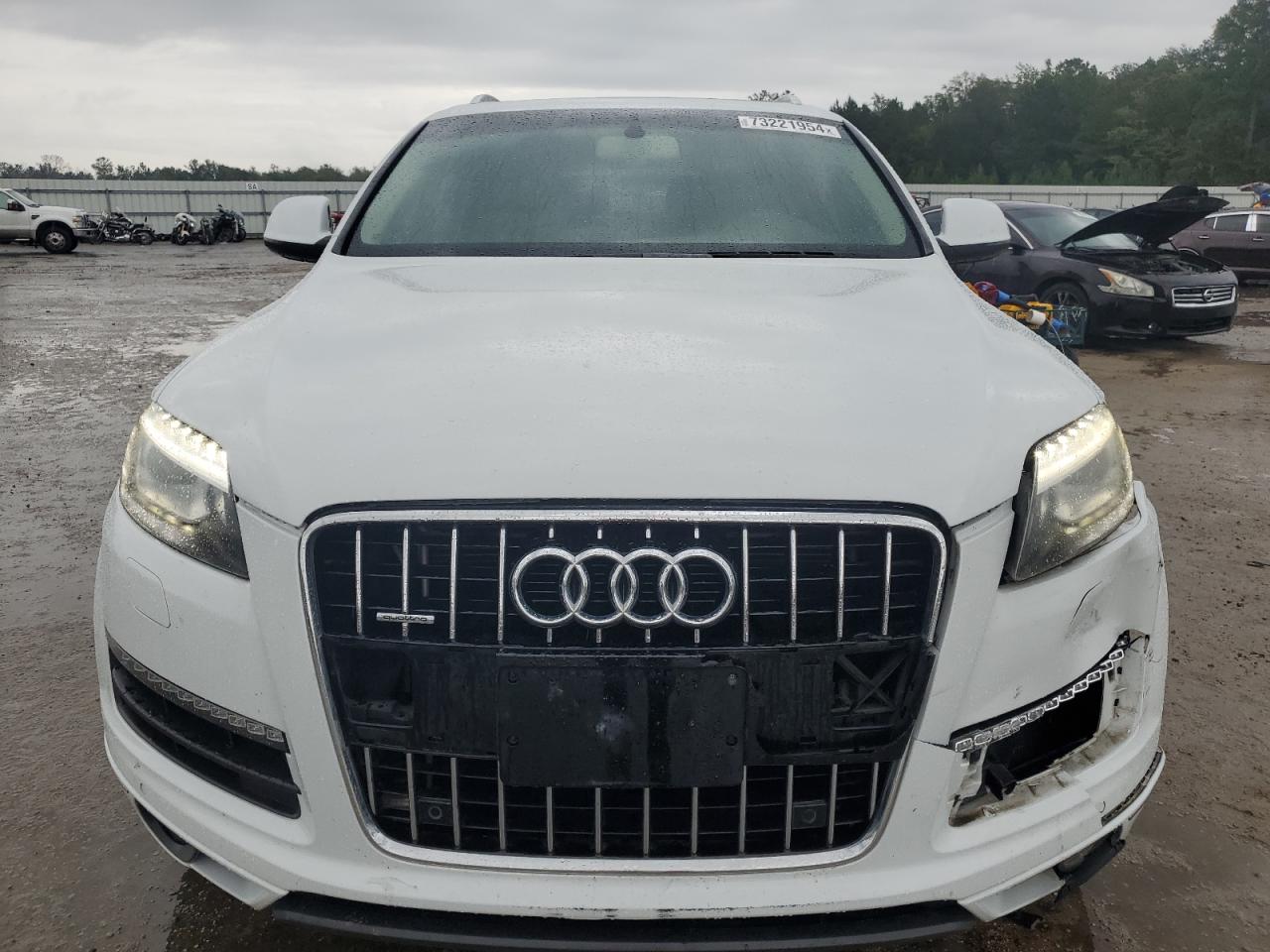 2014 Audi Q7 VIN WA1LGAFE8ED016703 Copart auction photo, front end damage thumbnail 5