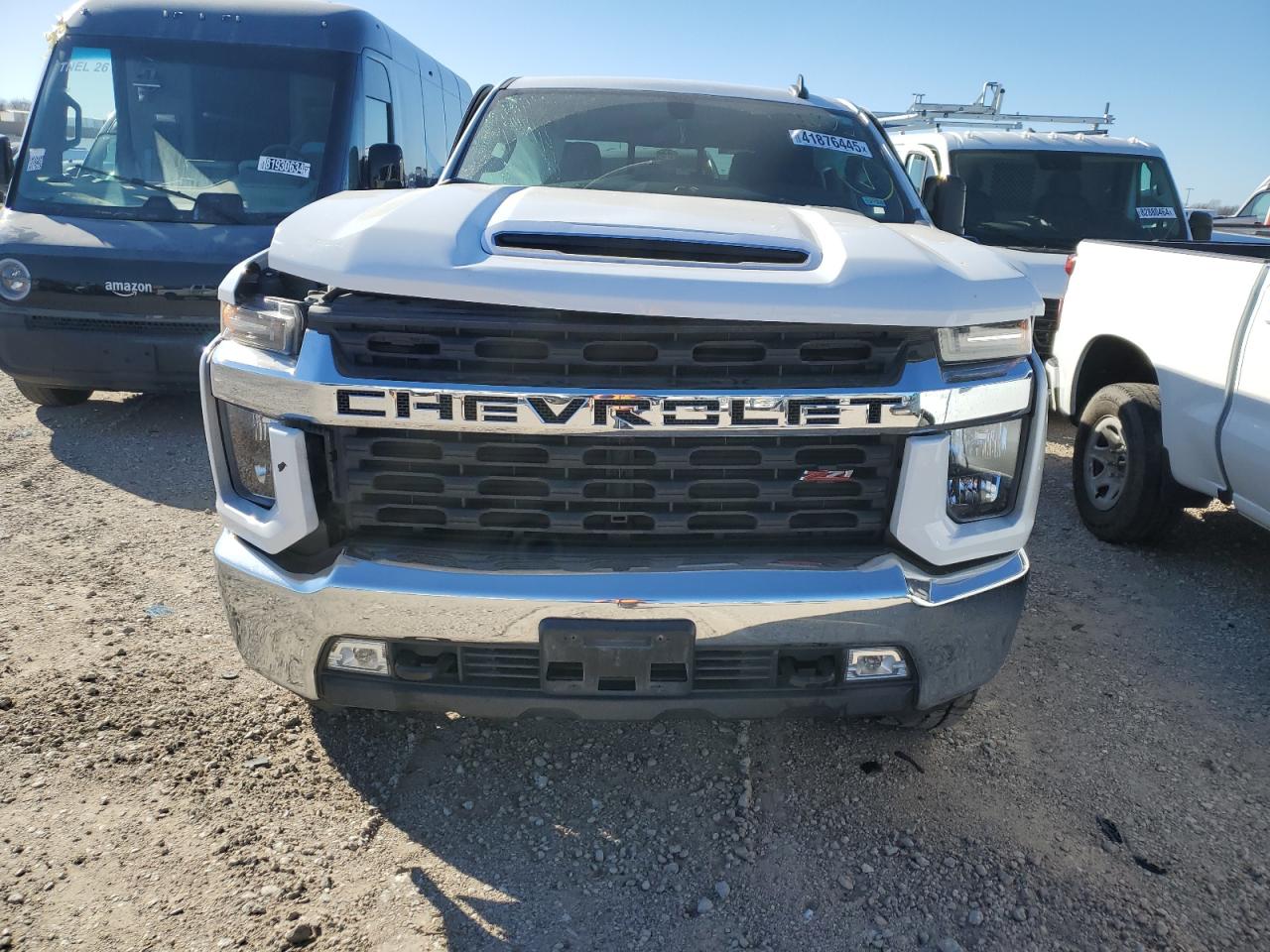 2022 Chevrolet Silverado VIN 1GC1YNE74NF170799 Copart auction photo, side damage thumbnail 5