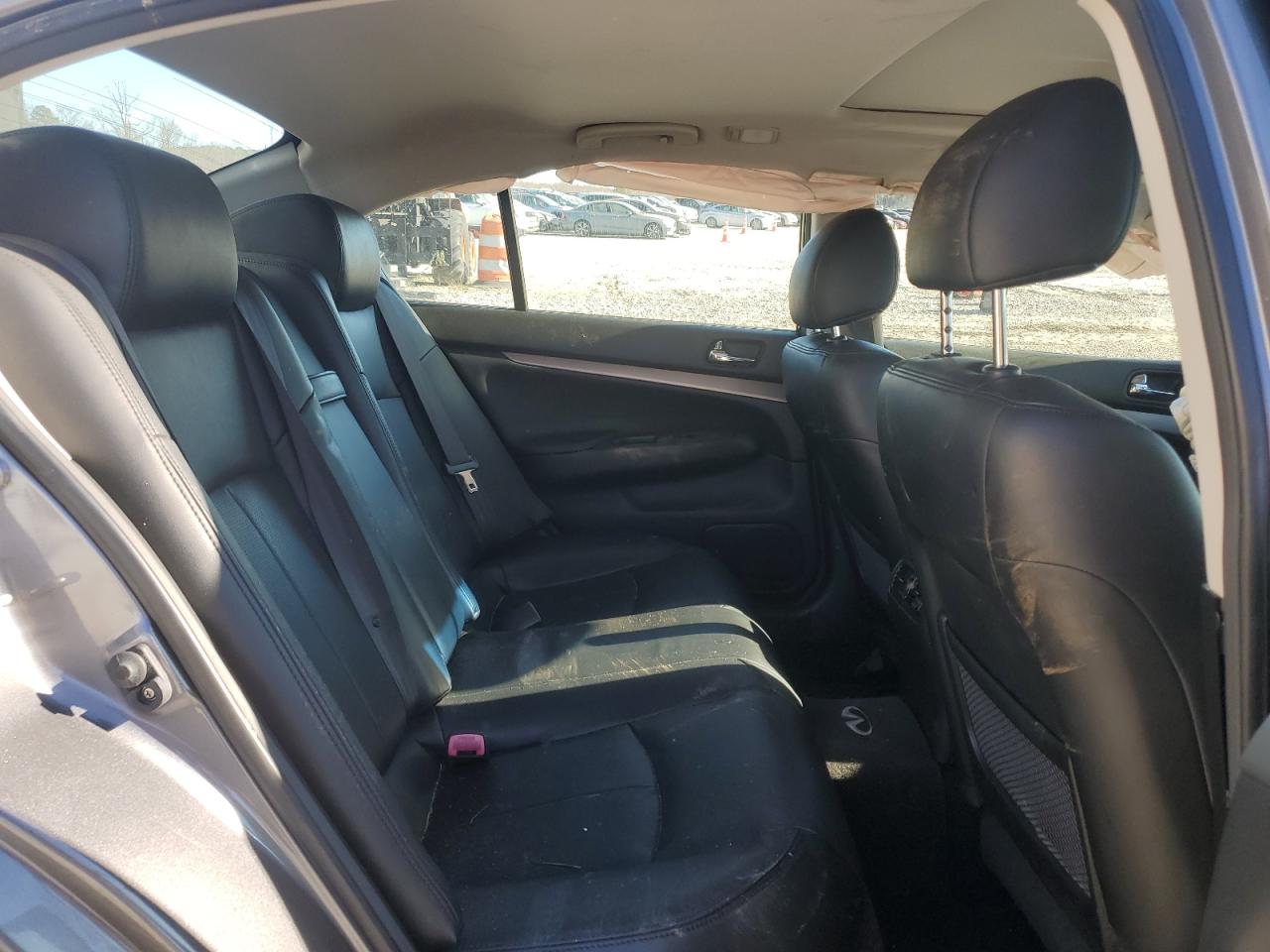 2012 Infiniti G VIN JN1CV6AP7CM626867 Copart auction photo, front end / side damage thumbnail 11