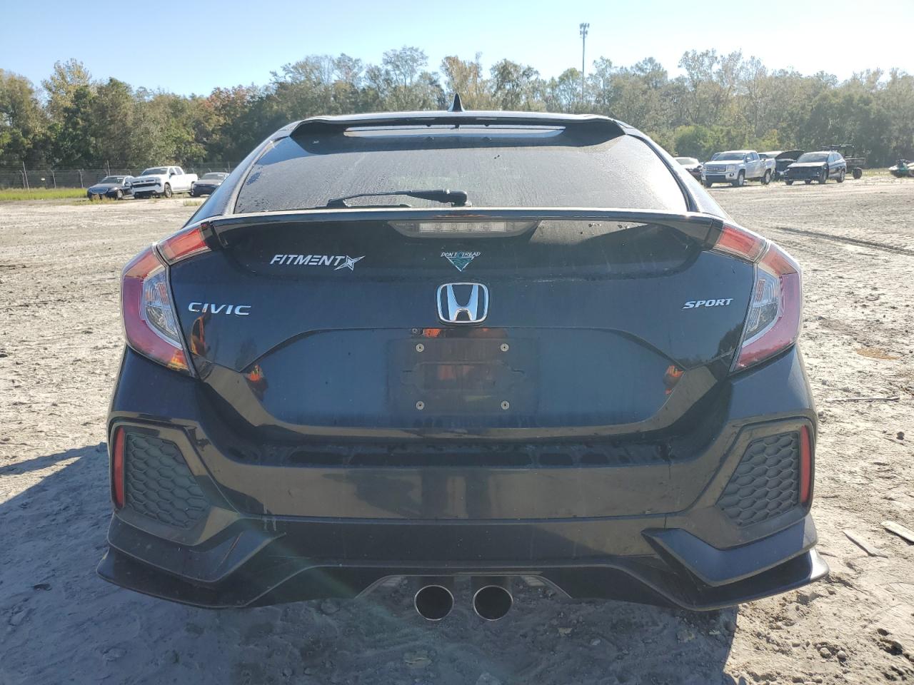 2018 Honda Civic VIN SHHFK7G40JU200903 Copart auction photo, top/roof damage thumbnail 6