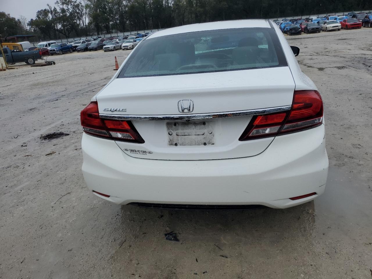 2015 Honda Civic VIN 19XFB2F55FE029707 Copart auction photo, front end / minor dent/scratches damage thumbnail 6