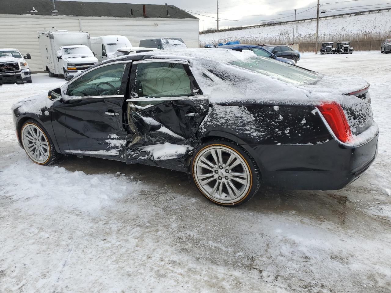 2019 Cadillac XTS VIN 2G61M5S34K9146085 Copart auction photo, side / rear end damage thumbnail 2