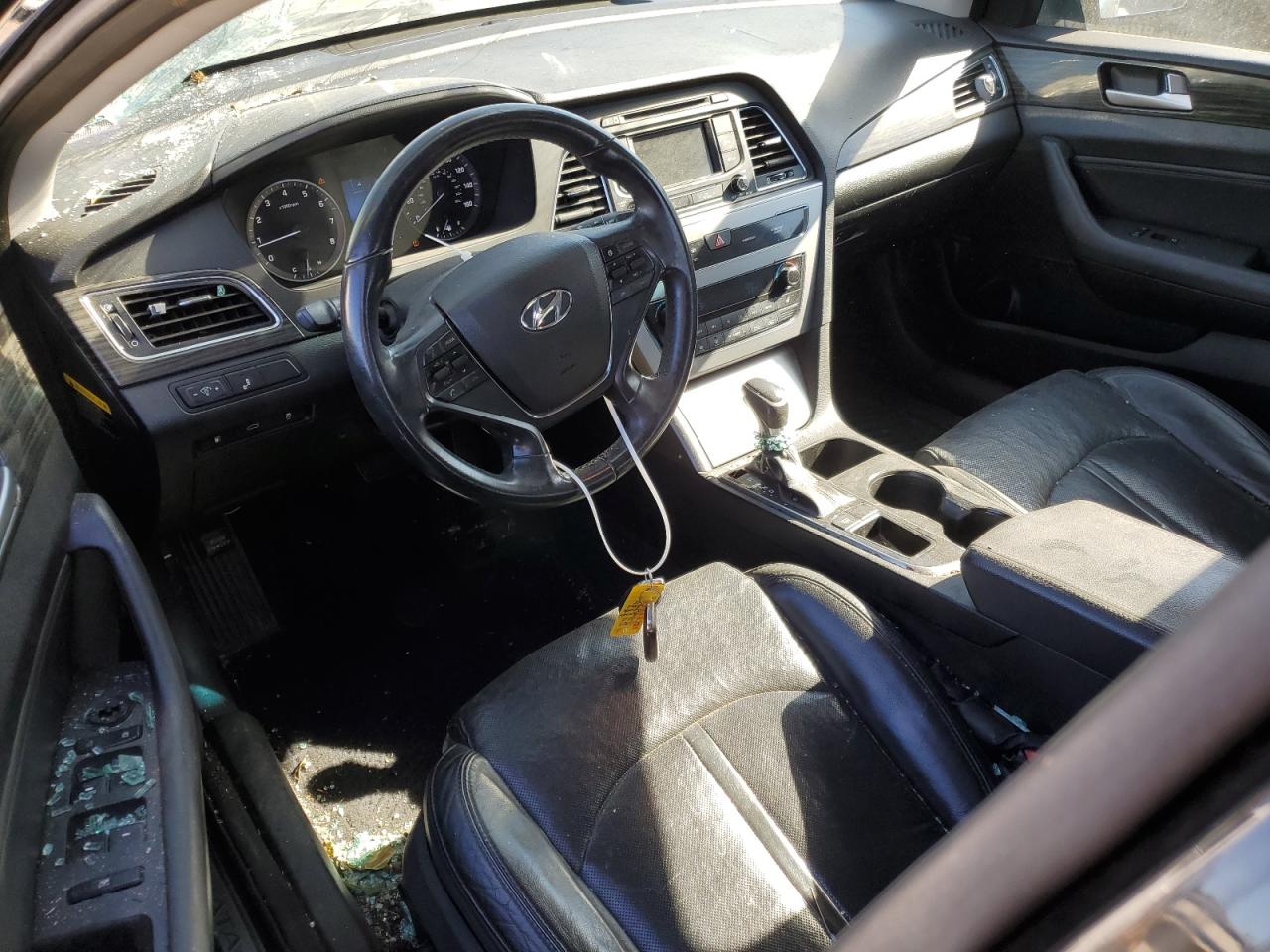 2015 Hyundai Sonata VIN 5NPE34AF3FH024084 Copart auction photo, all over damage thumbnail 8