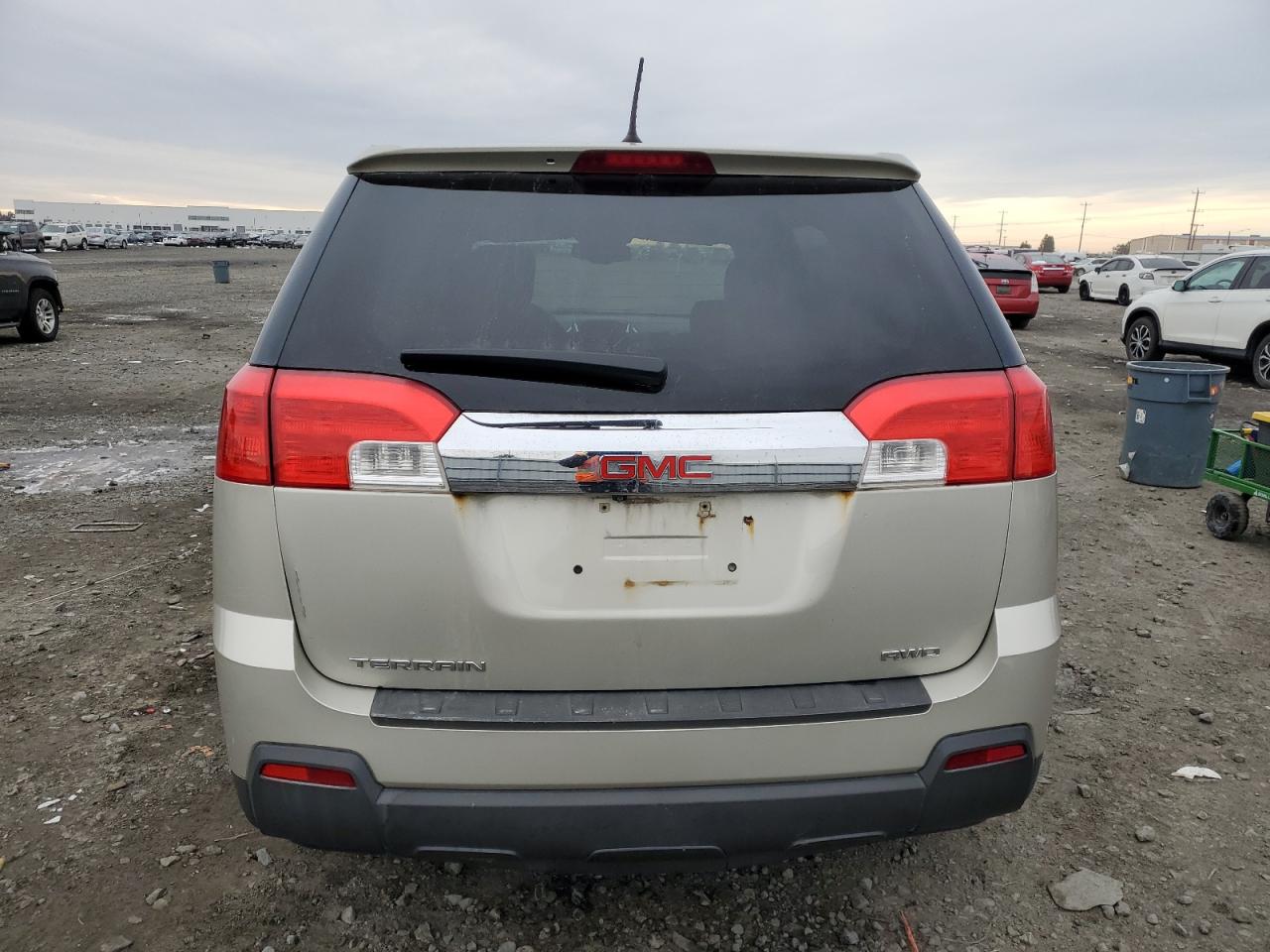 2014 GMC Terrain VIN 2GKFLVEK4E6281957 Copart auction photo, front end / side damage thumbnail 6