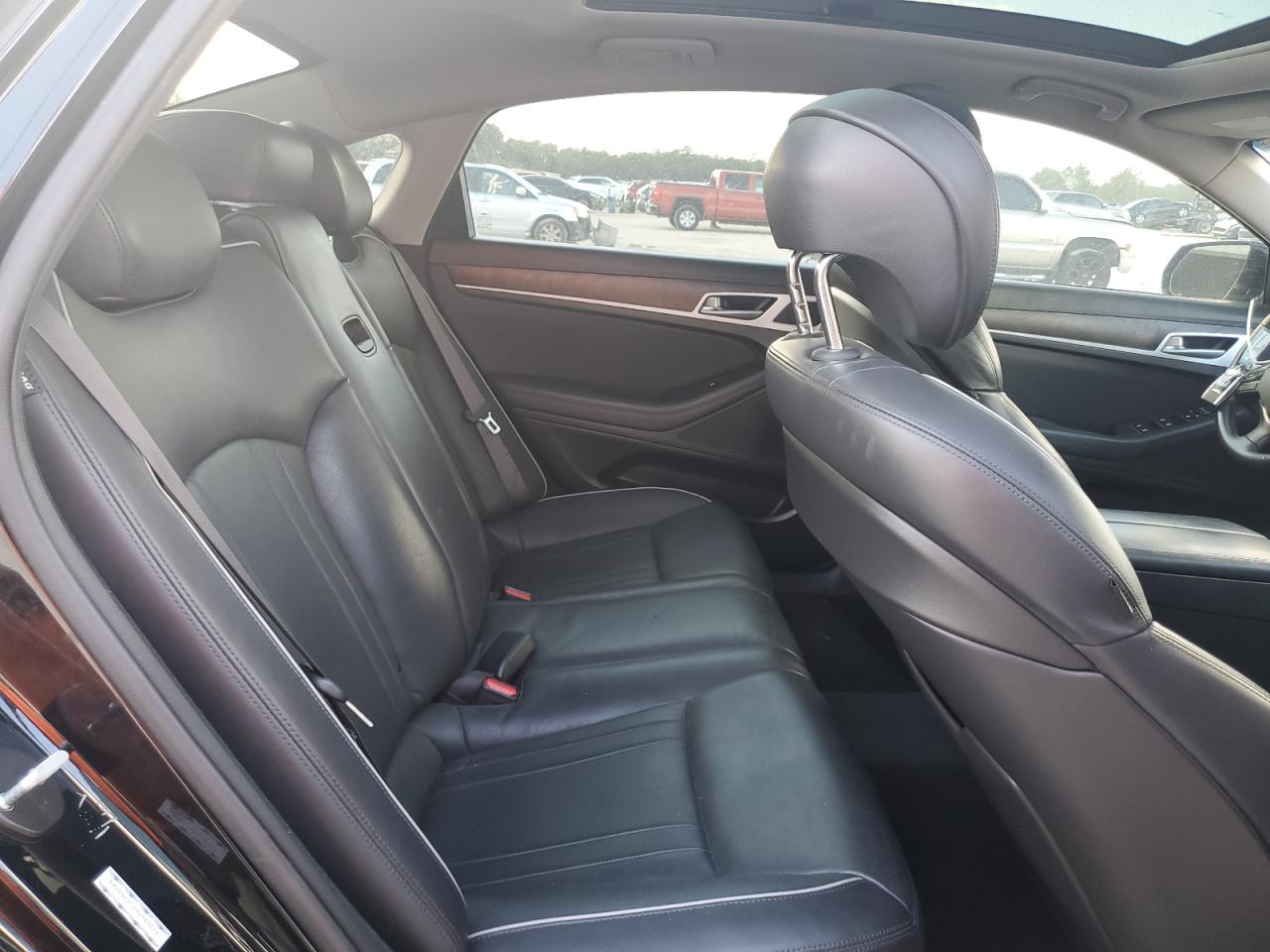 2017 Genesis G80 VIN KMHGN4JF2HU183072 Copart auction photo, rear end damage thumbnail 10