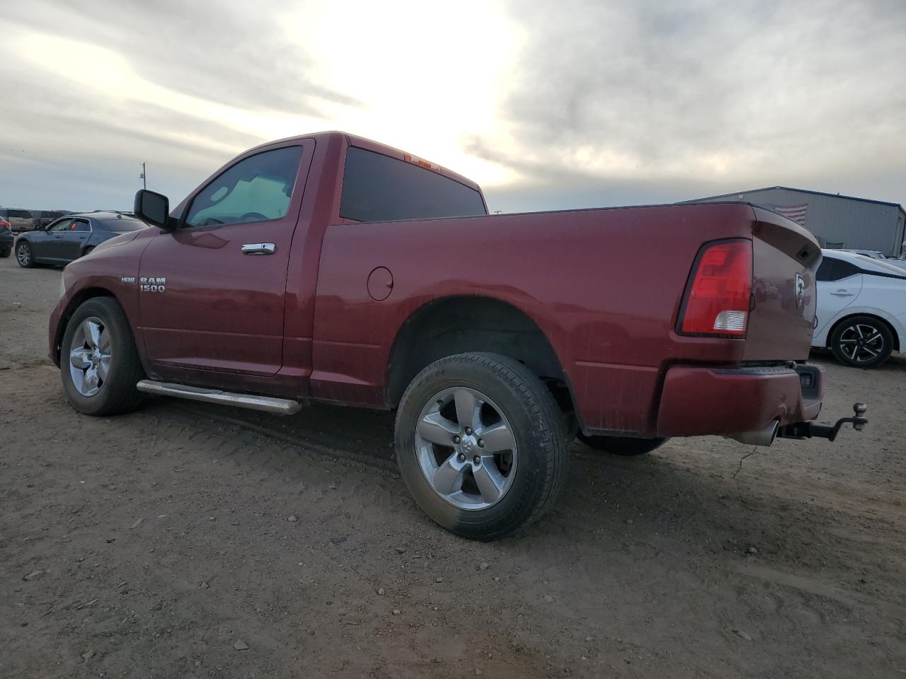 2014 RAM 1500 VIN 3C6JR6AT2EG303636 Copart auction photo, frame damage / all over damage thumbnail 2