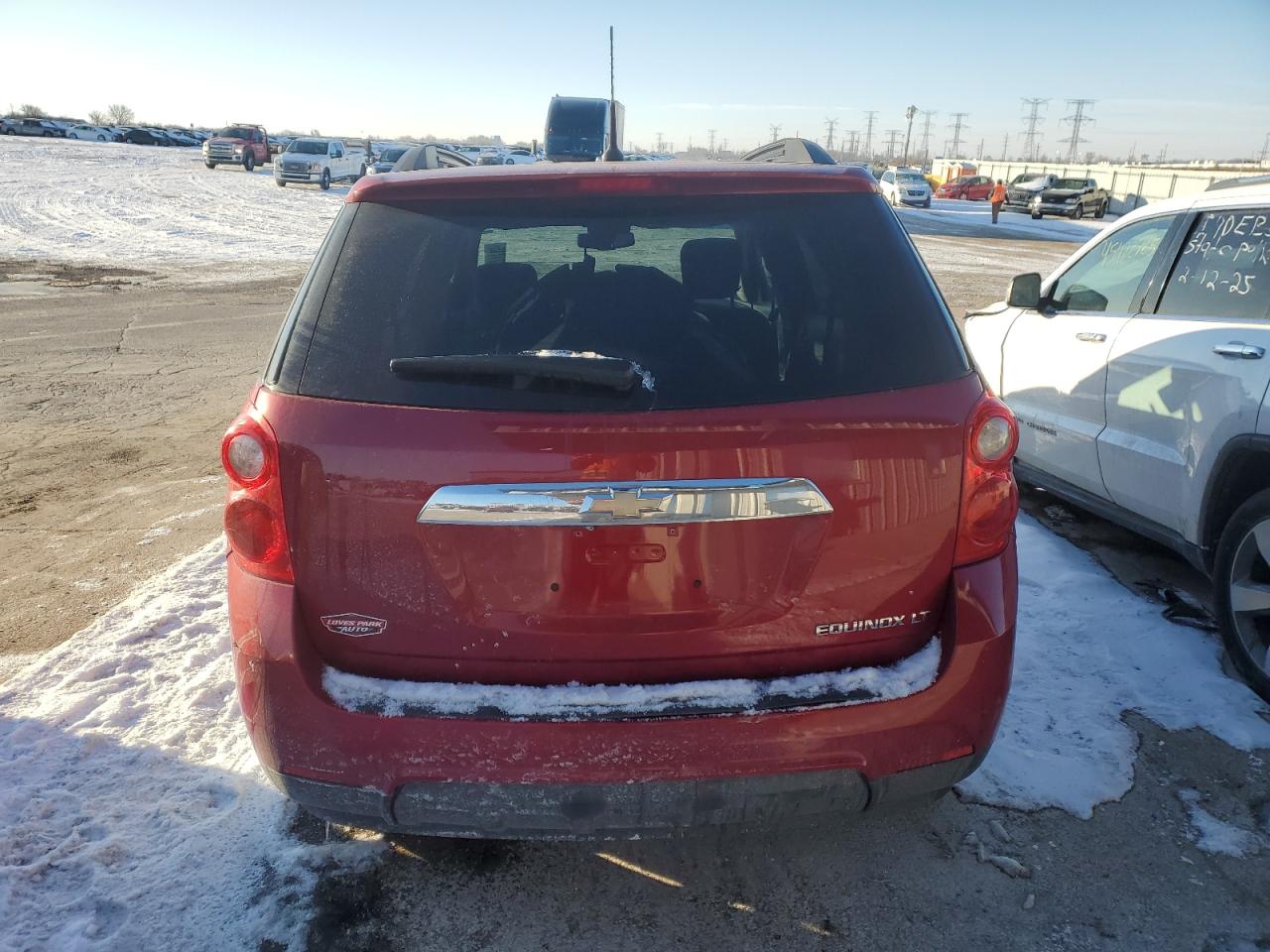 2013 Chevrolet Equinox VIN 1GNALDEK4DZ120776 Copart auction photo, front end / side damage thumbnail 6