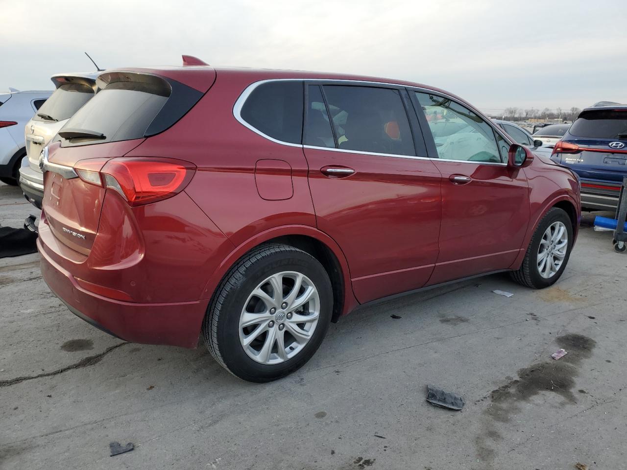 2020 Buick Envision VIN LRBFXBSA4LD085170 Copart auction photo, all over damage thumbnail 3