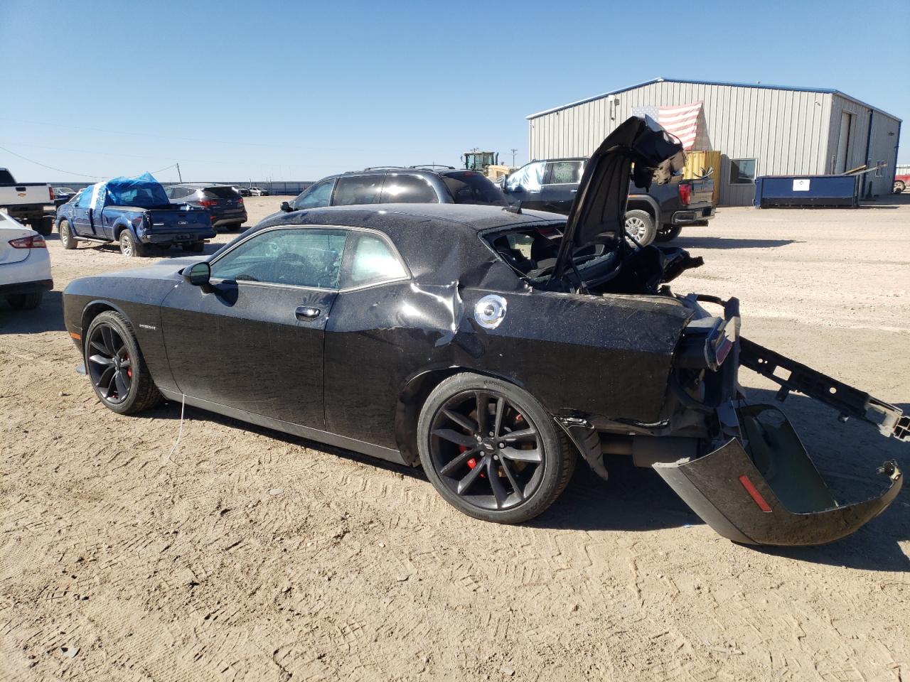 2021 Dodge Challenger VIN 2C3CDZBT1MH673947 Copart auction photo, rear end damage thumbnail 2