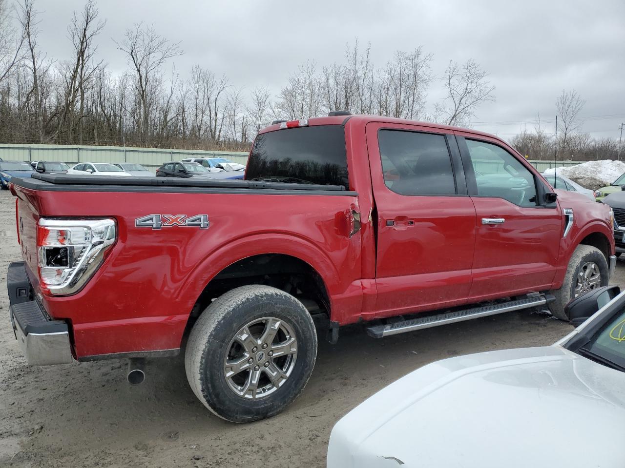 2021 Ford F-150 VIN 1FTEW1EP4MKE91649 Copart auction photo, side damage thumbnail 3