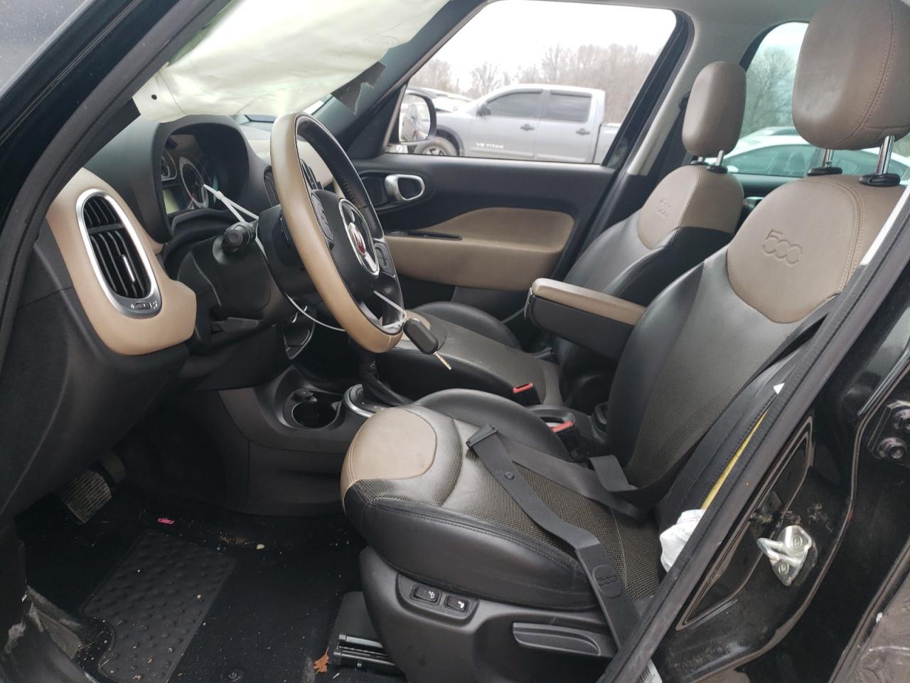 2017 Fiat 500 VIN ZFBCFACH1HZ040164 Copart auction photo, side damage thumbnail 7