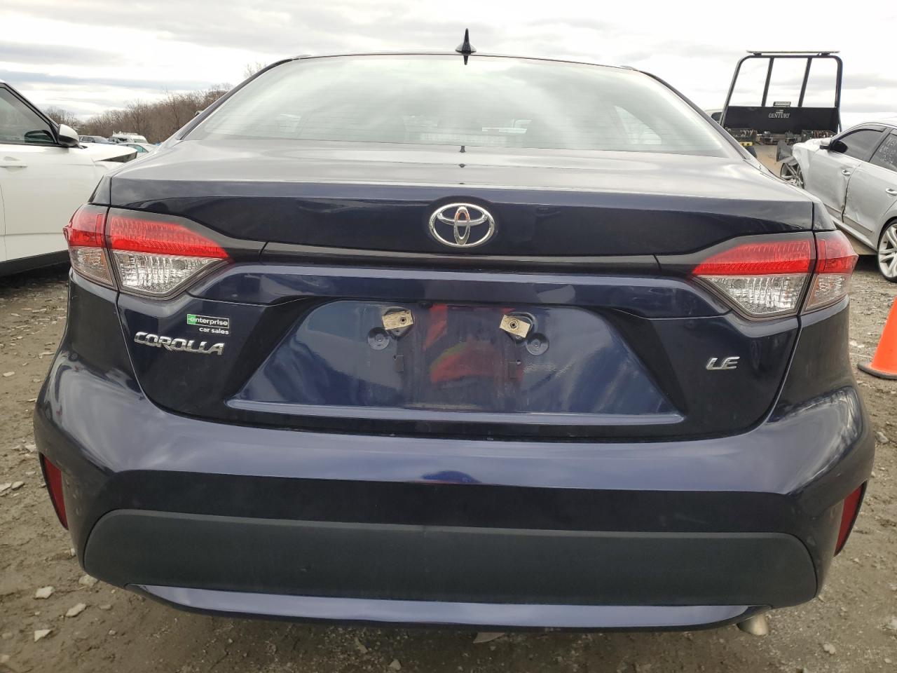 2021 Toyota Corolla VIN 5YFEPMAE8MP185378 Copart auction photo, front end / side damage thumbnail 6