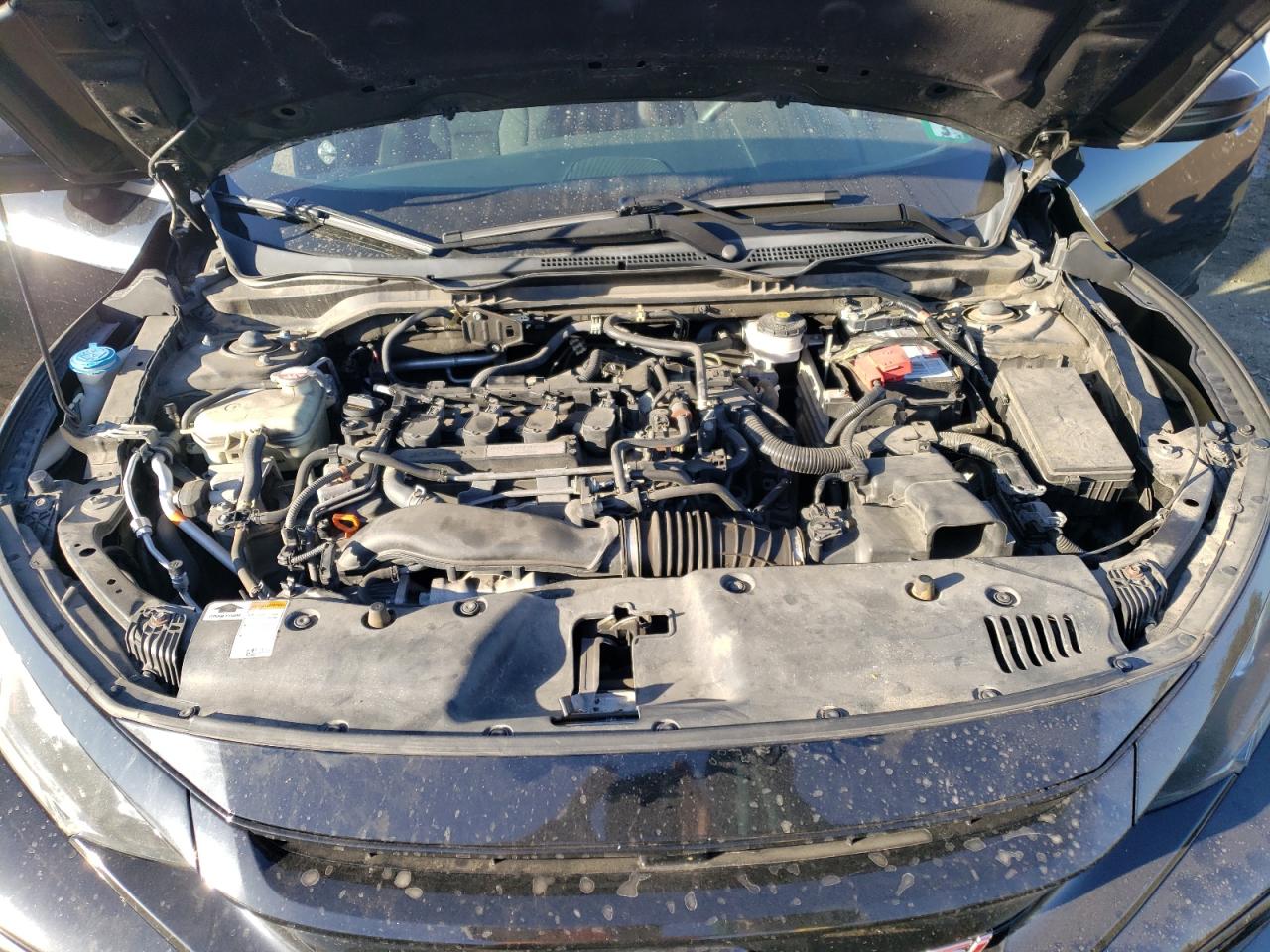 2018 Honda Civic VIN 2HGFC1E52JH705201 Copart auction photo, rear end damage thumbnail 12