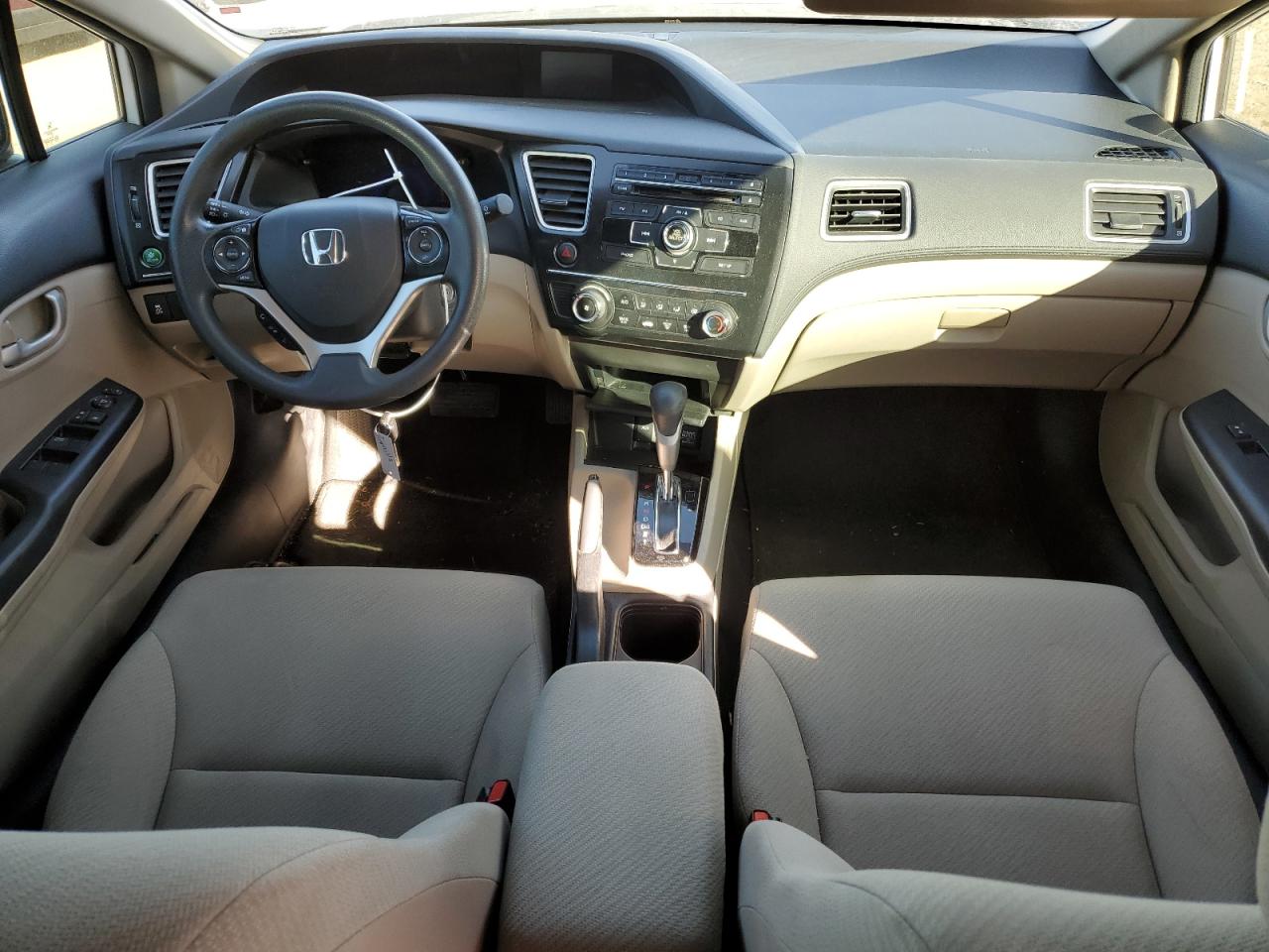 2013 Honda Civic VIN 2HGFB2F65DH556092 Copart auction photo, rear end / side damage thumbnail 8