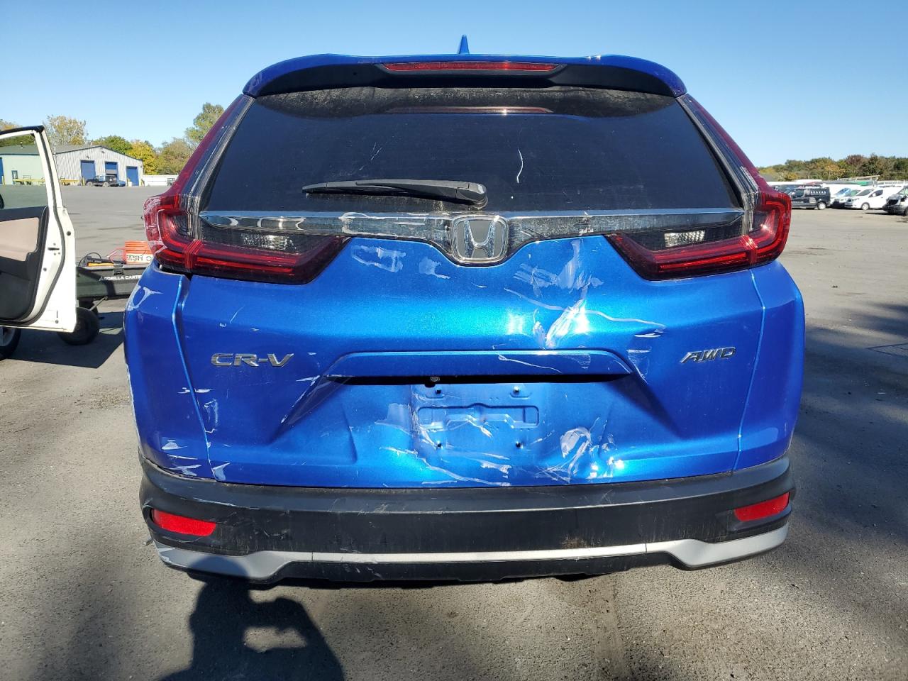 2021 Honda CR-V VIN 7FARW2H89ME021209 Copart auction photo, rear end / side damage thumbnail 6