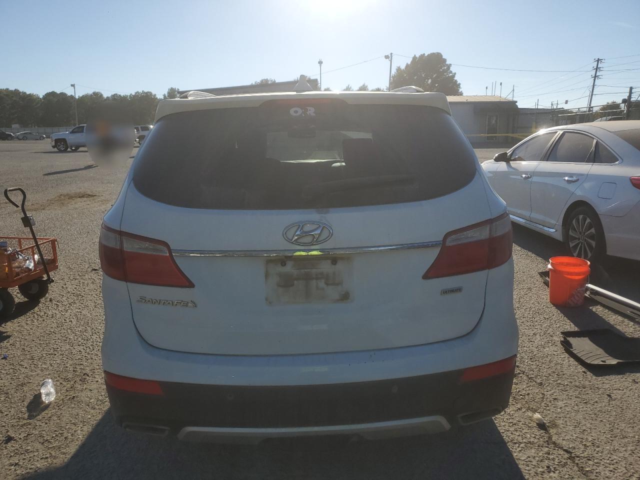 2016 Hyundai Santa Fe VIN KM8SR4HF4GU141912 Copart auction photo, front end / minor dent/scratches damage thumbnail 6