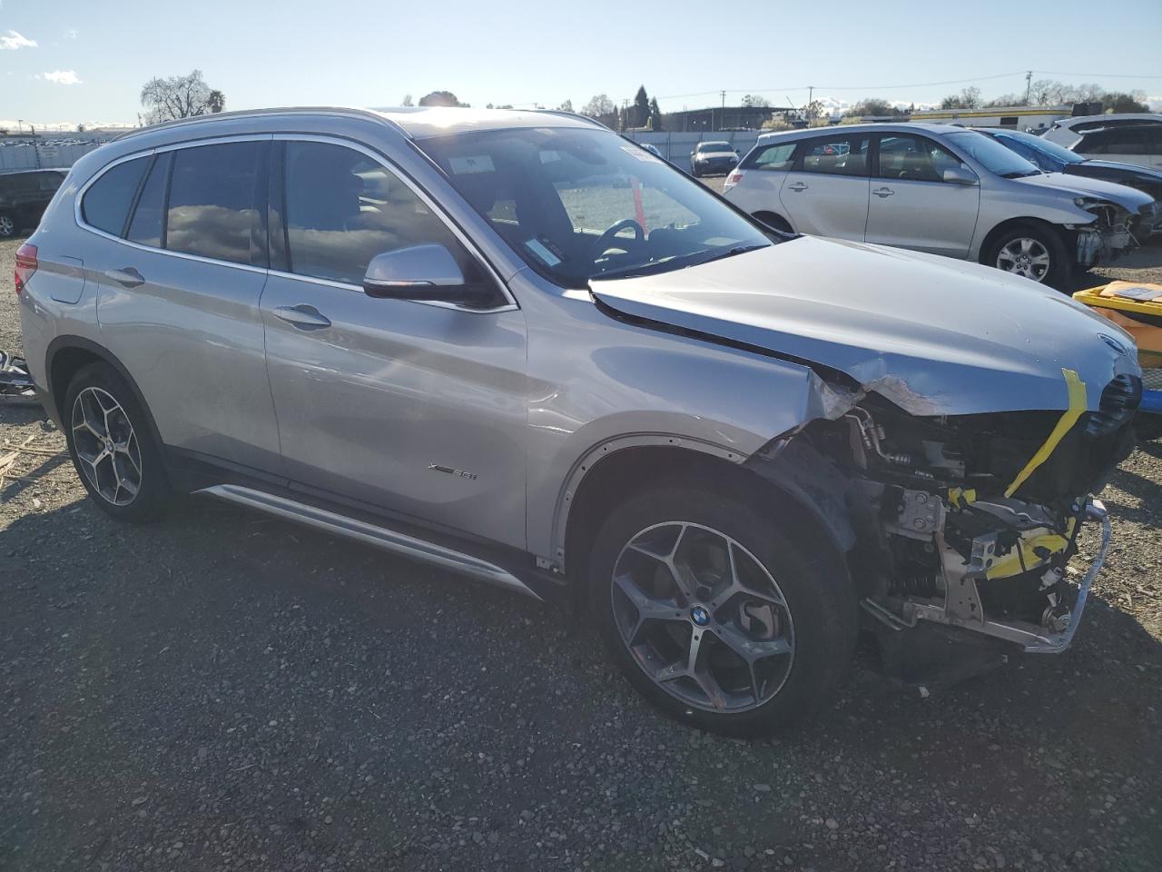 2018 BMW X1 VIN WBXHT3Z3XJ4A67018 Copart auction photo, front end damage thumbnail 4