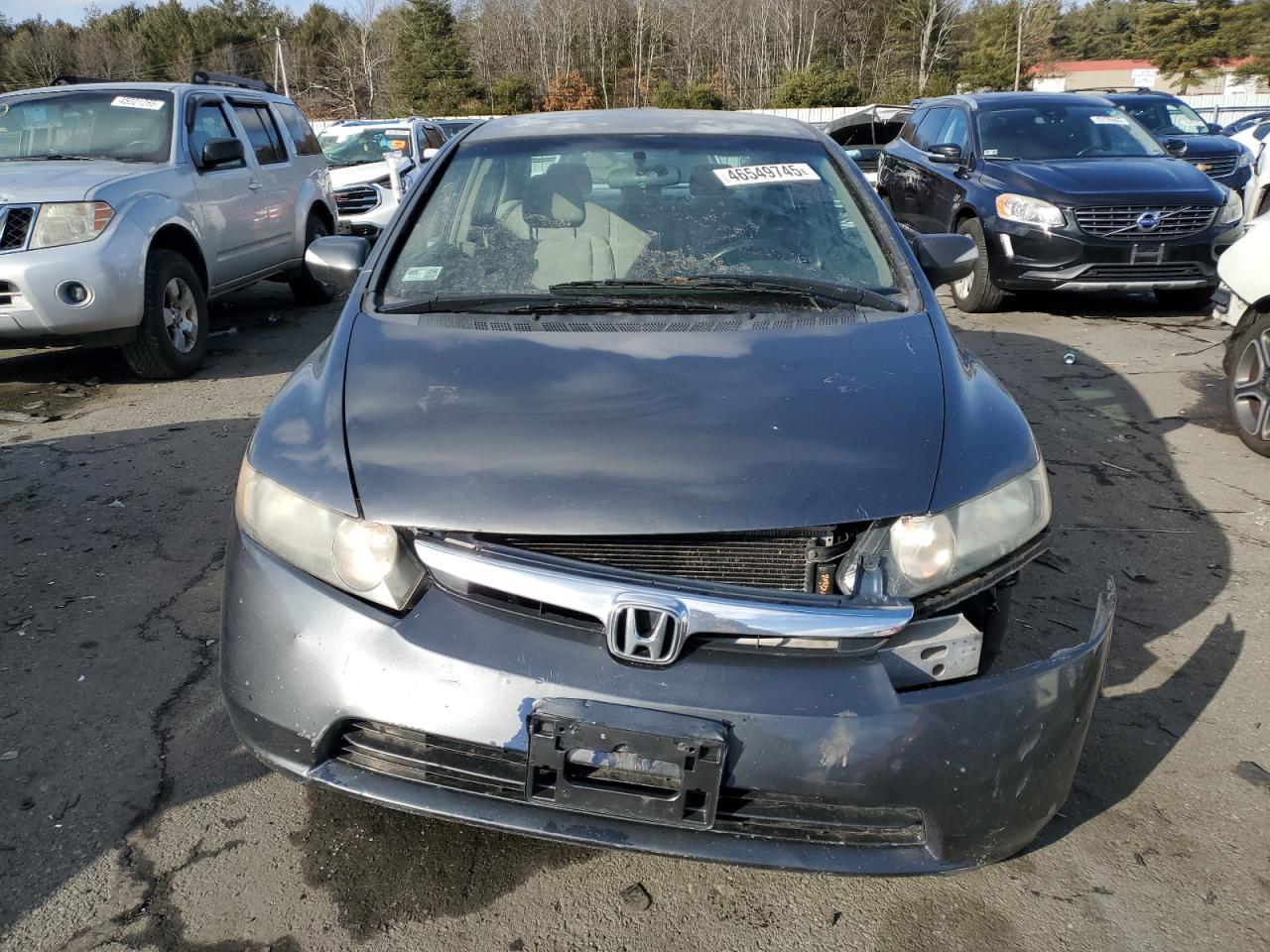 2009 Honda Civic VIN JHMFA36299S004825 Copart auction photo, front end / rear end damage thumbnail 5