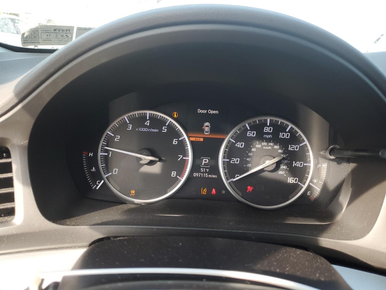 2016 Acura ILX VIN 19UDE2F77GA025521 Copart auction photo, rear end / minor dent/scratches damage thumbnail 9