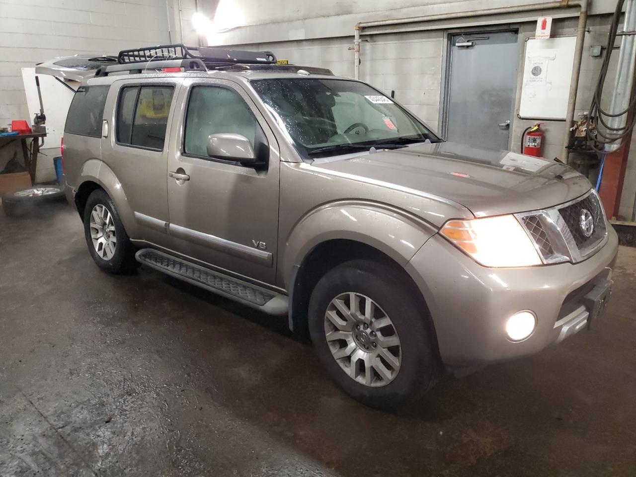2008 Nissan Pathfinder VIN 5N1BR18B08C615017 Copart auction photo, undercarriage damage thumbnail 4