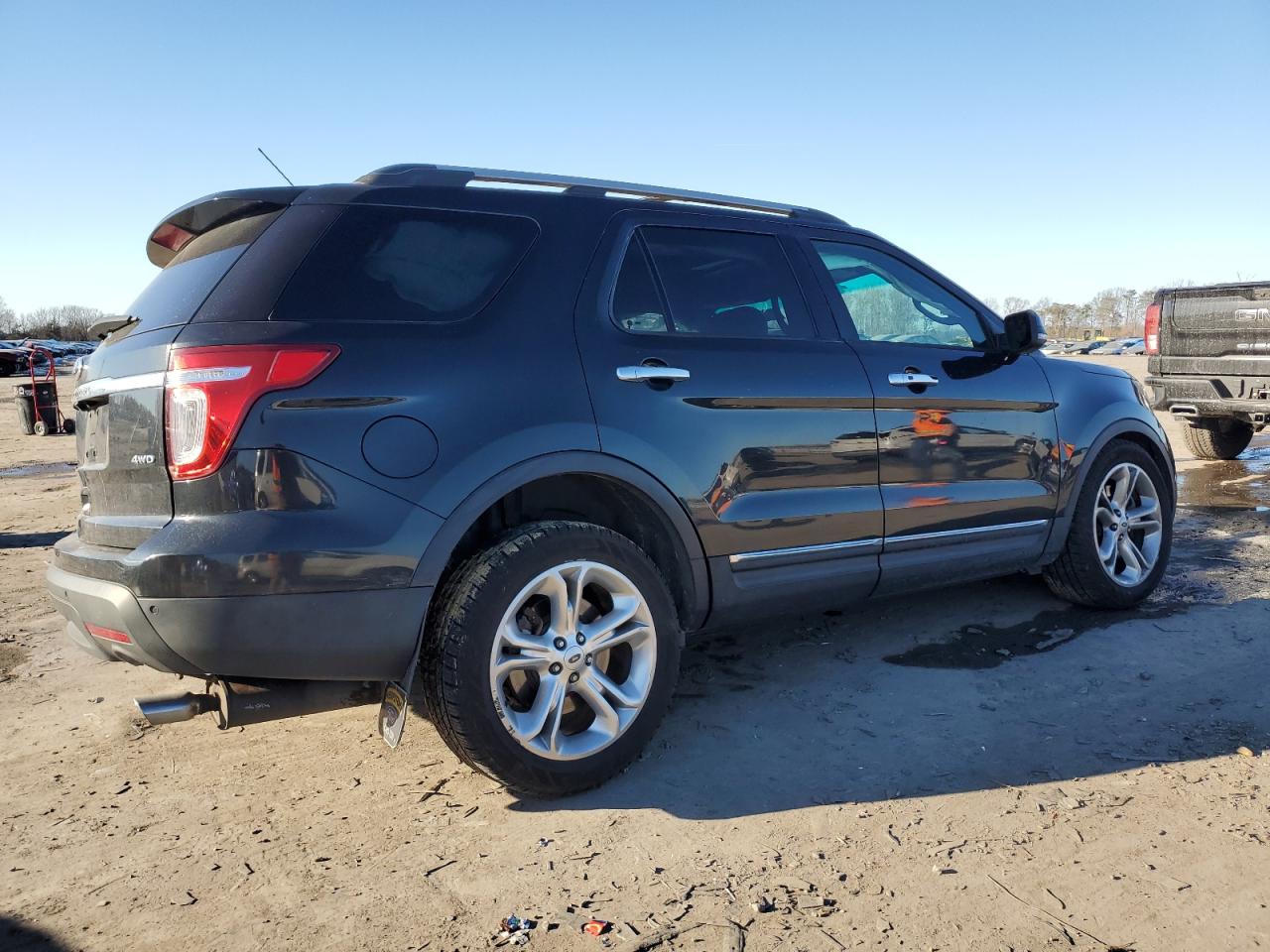 2013 Ford Explorer VIN 1FM5K8F85DGB96151 Copart auction photo, side damage thumbnail 3