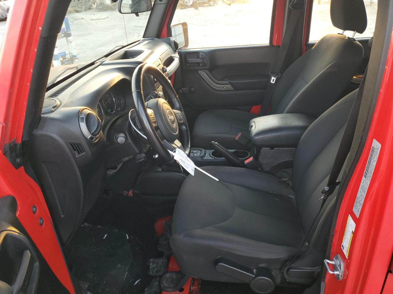 2017 Jeep Wrangler VIN 1C4BJWDG5HL505445 Copart auction photo, front end damage thumbnail 7