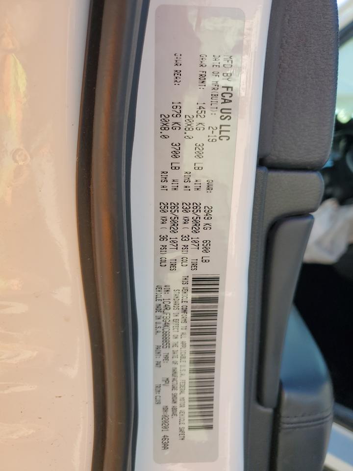 2019 Jeep Grand Cherokee VIN 1C4RJFBG4KC668855 Copart auction photo, front end / mechanical damage thumbnail 14