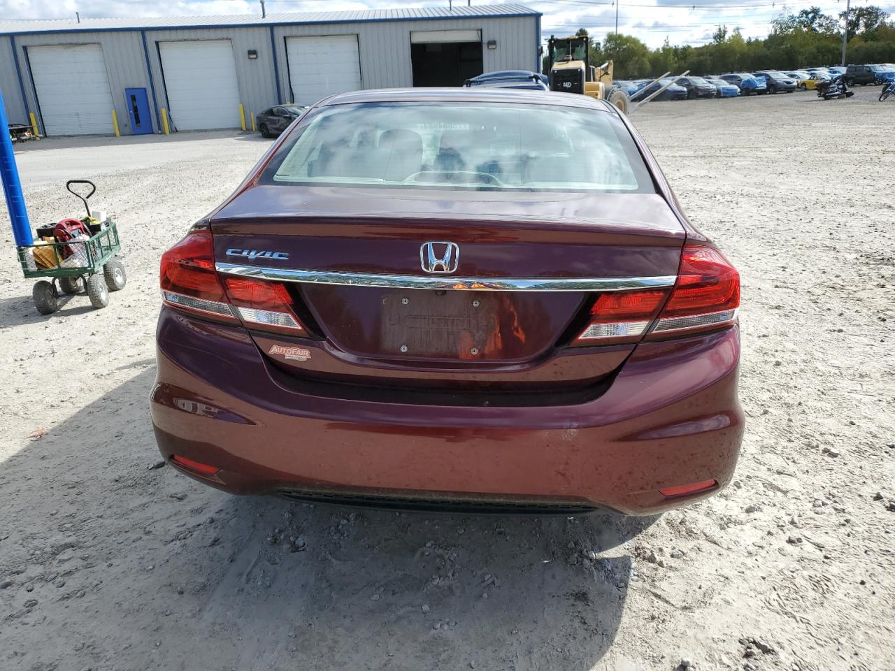 2015 Honda Civic VIN 19XFB2F56FE104592 Copart auction photo, front end damage thumbnail 6