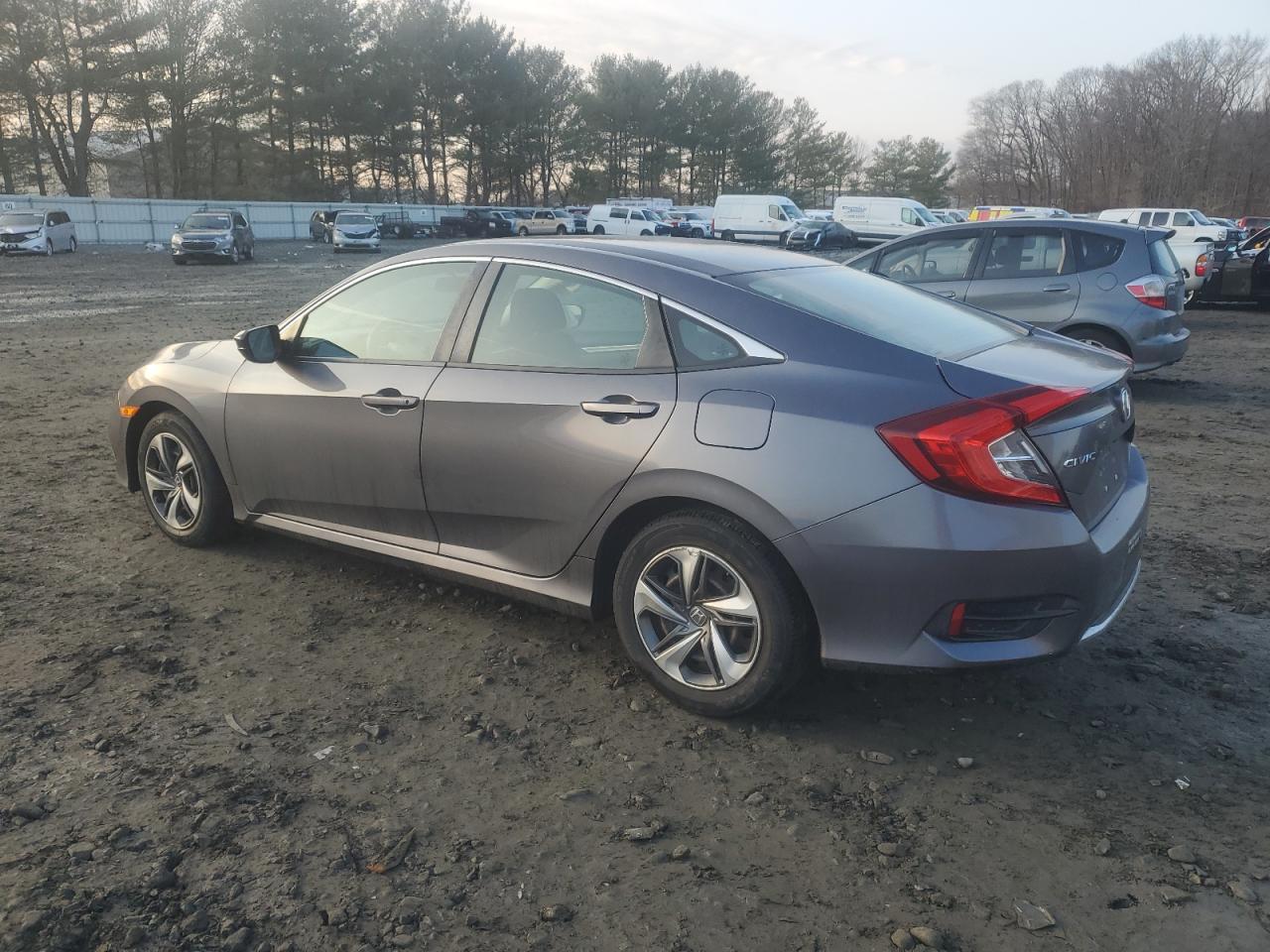 2019 Honda Civic VIN 2HGFC2F68KH558512 Copart auction photo, front end damage thumbnail 3