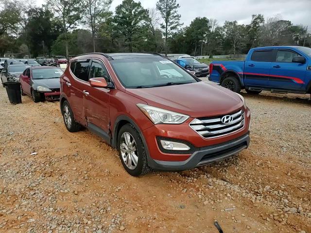 2014 Hyundai Santa Fe VIN 5XYZW3LA7EG135358 Copart auction photo, side damage thumbnail 11