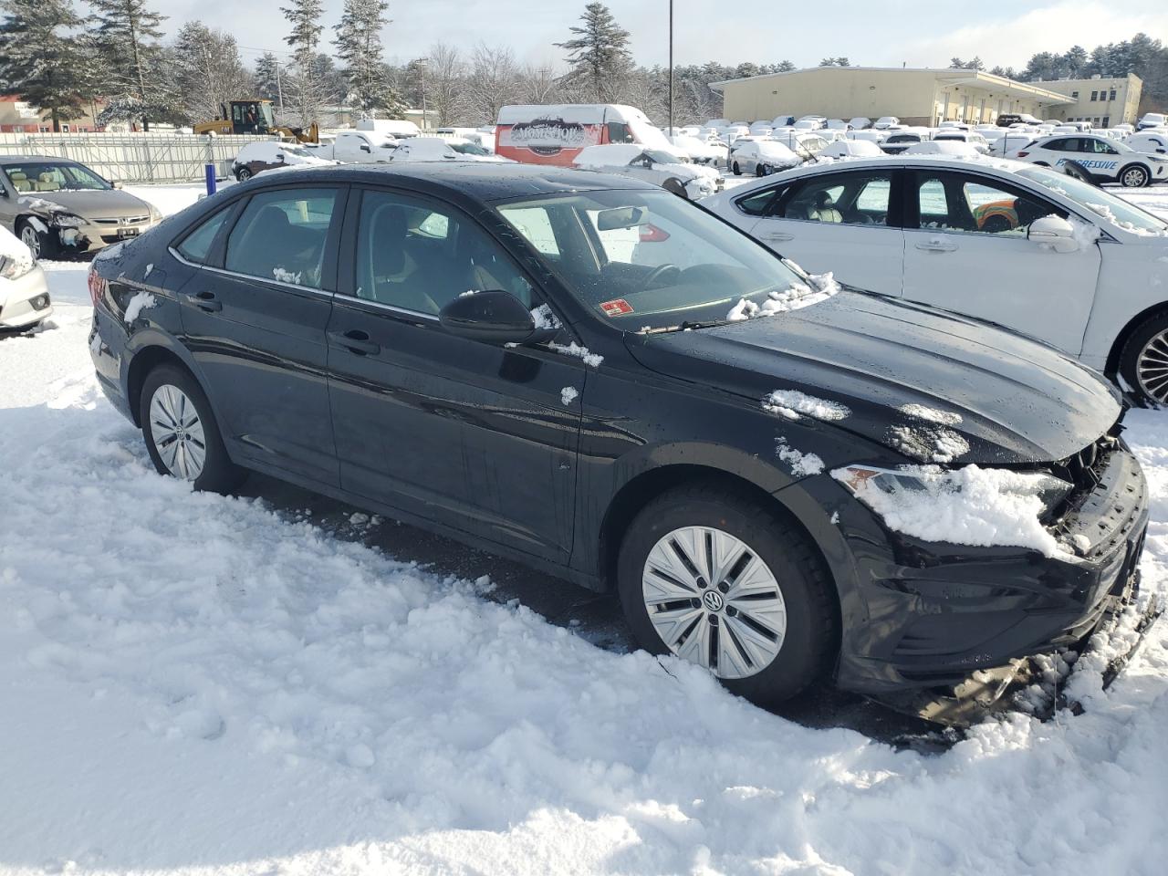 2019 Volkswagen Jetta VIN 3VWC57BU0KM092750 Copart auction photo, undercarriage / front end damage thumbnail 4