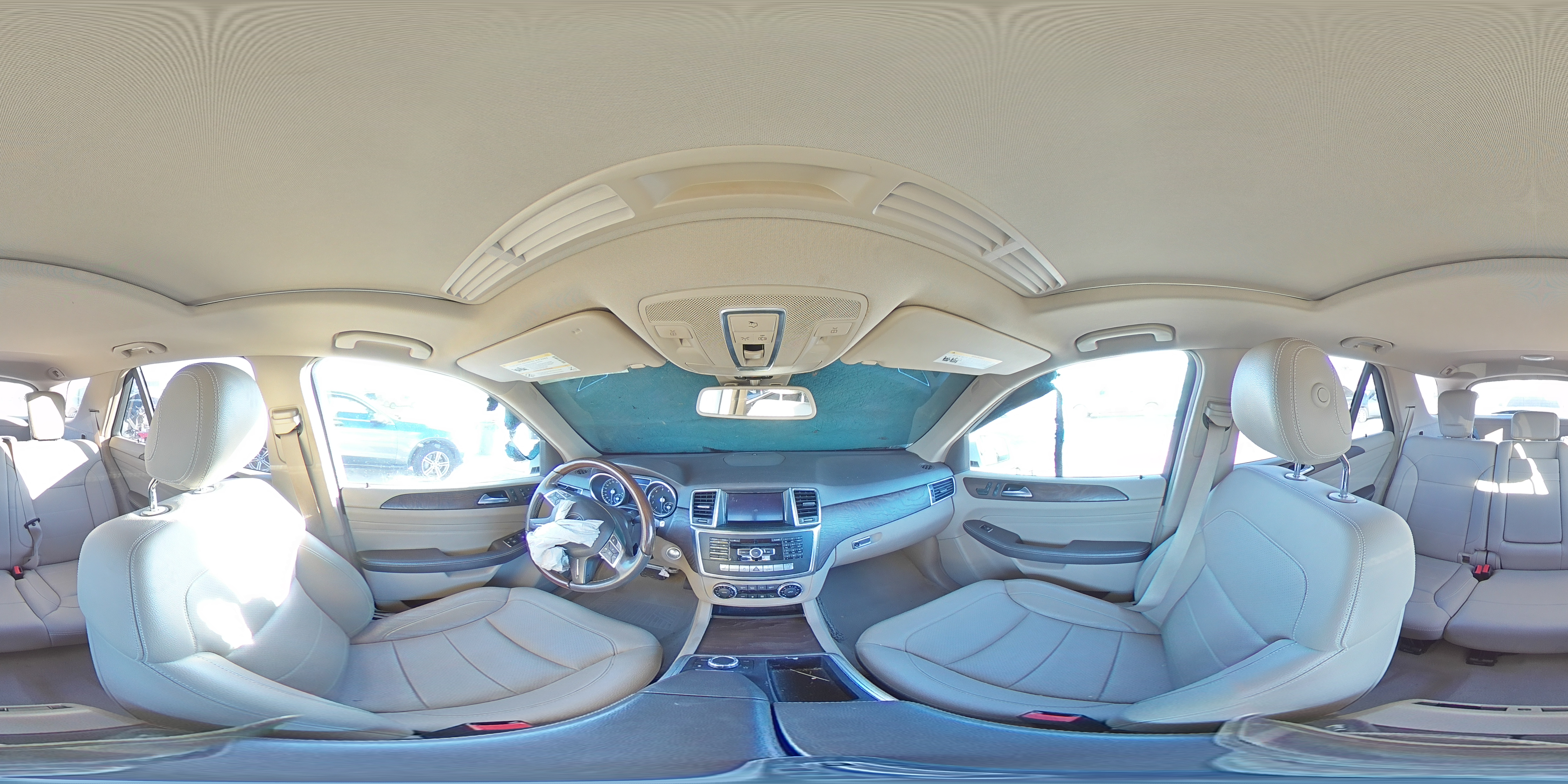 2015 Mercedes-Benz M-klasse VIN 4JGDA5HB5FA618916 Copart auction photo, front end damage thumbnail 13