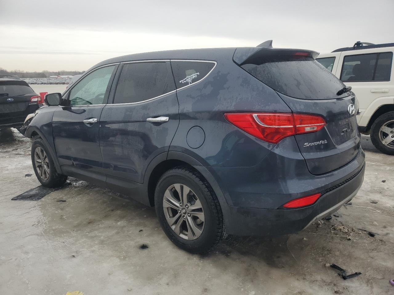 2013 Hyundai Santa Fe VIN 5XYZTDLB8DG028213 Copart auction photo, front end / side damage thumbnail 2