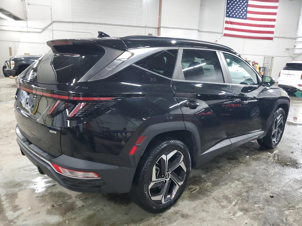 2022 Hyundai Tucson VIN 5NMJFCAE6NH040931 Copart auction photo, hail damage thumbnail 3