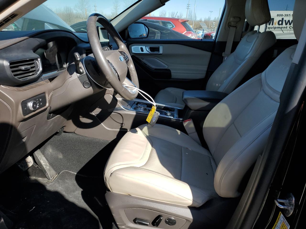 2020 Ford Explorer VIN 1FM5K8HCXLGA26156 Copart auction photo, front end damage thumbnail 7