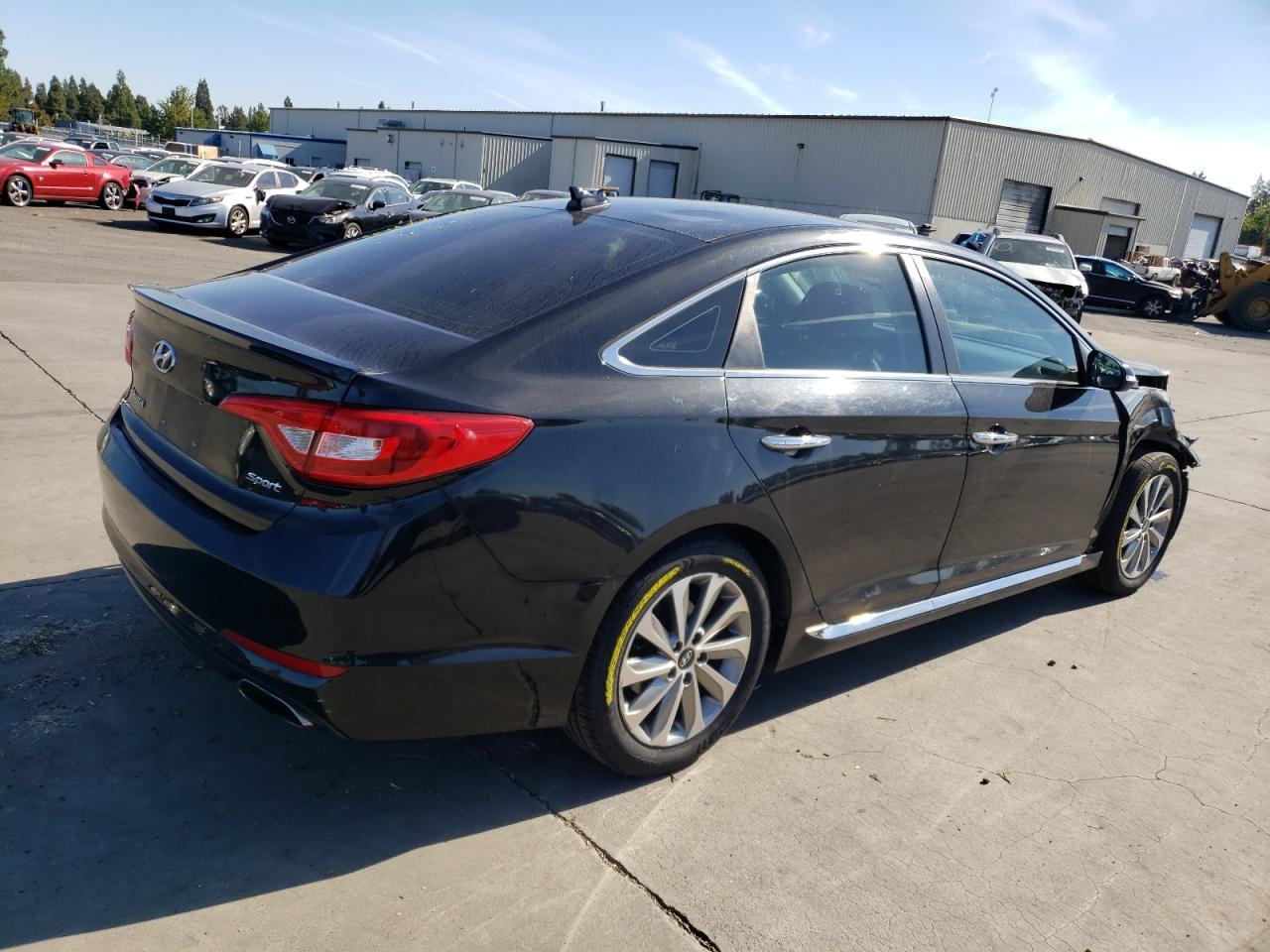 2016 Hyundai Sonata VIN 5NPE34AF9GH432185 Copart auction photo, front end damage thumbnail 3
