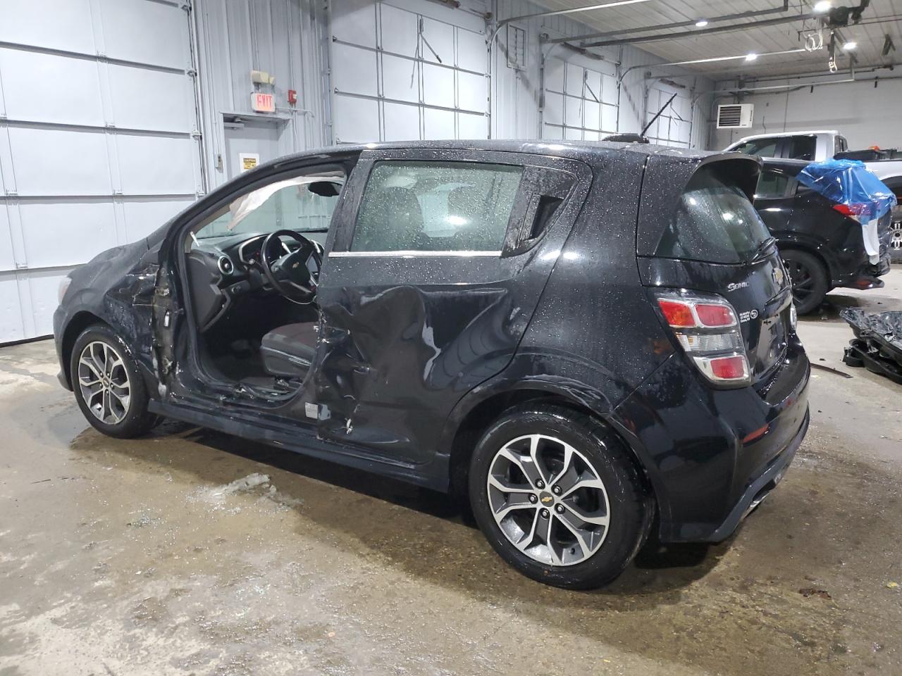 2017 Chevrolet Sonic VIN 1G1JD6SH4H4135140 Copart auction photo, side / minor dent/scratches damage thumbnail 2