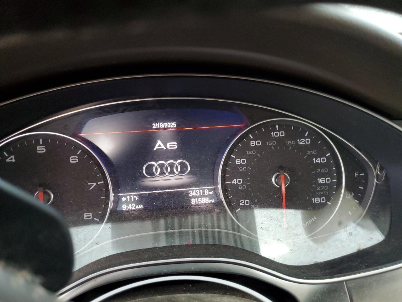 2017 Audi A6 VIN WAUG8AFC3HN039885 Copart auction photo, front end damage thumbnail 9