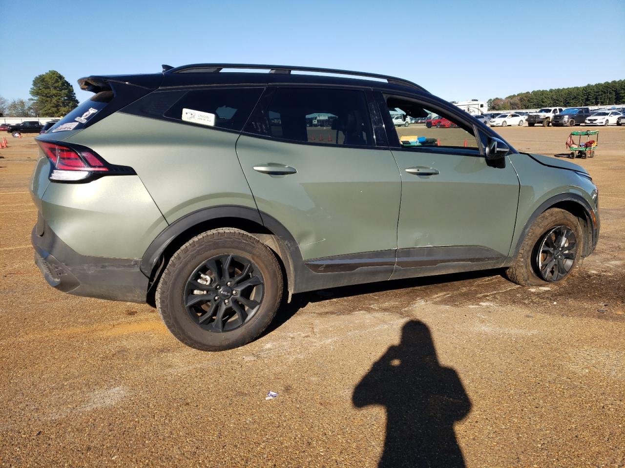2020 KIA Sportage VIN 5XYK7CDF6RG178717 Copart auction photo, all over damage thumbnail 3