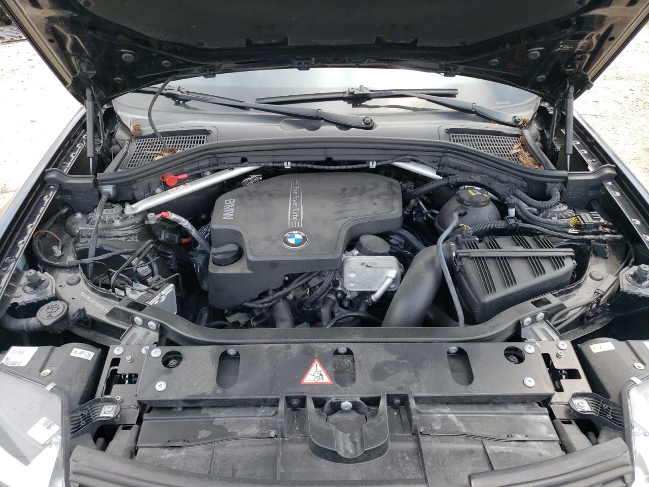 2016 BMW X3 VIN 5UXWX9C51G0D67325 Copart auction photo, side / rear end damage thumbnail 12