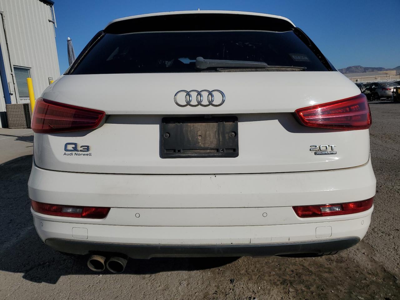 2017 Audi Q3 VIN WA1ECCFS1HR011257 Copart auction photo, front end damage thumbnail 6